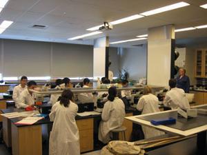 Team Canada students prepare in UOIT's Faculty of Science labs for the 2010 International Biology Olympiad held in South Korea.
