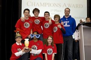 E-Bots, Oakville (The Sentinels), 2010 FLL Ontario champions.