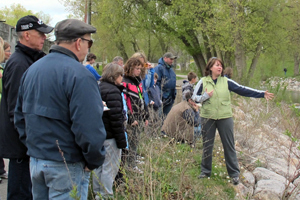 Dr. Andrea Kirkwood discusses environmental stresses affecting urban waterways like Oshawa Creek on Earth Day 2012.