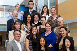 Research team and event speakers at the UOIT-CMCC inaugural Research Day.
