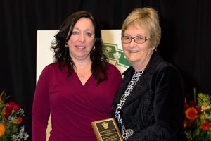 From left: Dr. Bernadette Murphy, Professor and Kinesiology Lead, Faculty of Health Sciences, UOIT and Dr. Jean Moss, President, Canadian Memorial Chiropractic College.