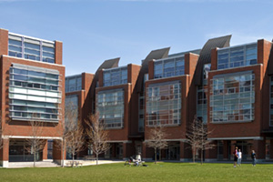 Science Building adjacent to Polonsky Commons at UOIT's north Oshawa location.