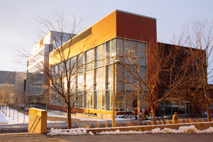Ontario Power Generation Engineering Building at UOIT's north Oshawa location, where Engineering students are trained.
