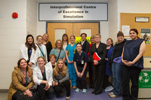 Minister Kellie Leitch visits the Interprofessional Centre of Excellence in Simulation.