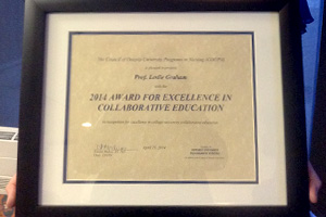 COUPN's 2014 Award for Excellence in Collaborative Education