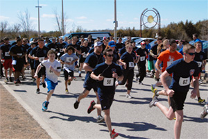 The 125 participants in the 2014 Campus Charity Walk and Run raised more than $2,200 for the Boys and Girls Club of Durham.