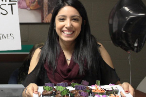 As part of her Leadership and Administration class project, Legal Studies and Criminology and Justice student Fabiola Limon Bravo launched Northern Initiatives - UOIT and held bake sales to raise money for a school on an Aboriginal reserve.