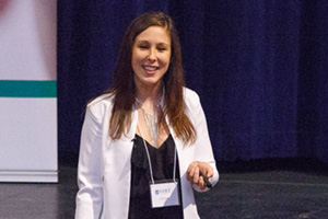 At the 59th- annual Canadian Society of Forensic Science Conference, Emily Rolko, fourth-year UOIT Forensic Science student, presented her thesis on the use of an electroantennogram (EAG) to experimentally determine what chemicals released by a cadaver attract the blow fly Lucilia sericata. 