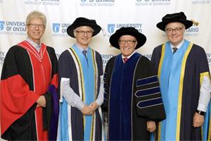 Robert Deluce honorary doctorate at UOIT
