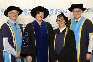 Mary Jo Haddad honorary doctorate at UOIT