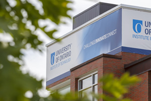 UOIT's Business and Information Technology Building, at the university's north Oshawa location.