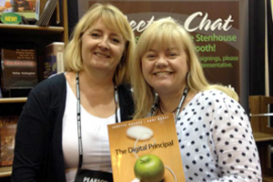 From left: Dr. Janette Hughes, Associate Dean, Research, Faculty of Education, UOIT; and Dr. Anne Burke, Associate Professor, Faculty of Education, Memorial University, released their new book, The Digital Principal, at the International Reading Association conference in New Orleans, Louisiana.