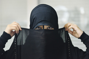 Photo of woman wearing religious veil