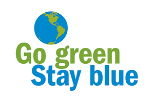 Go Green Stay Blue logo