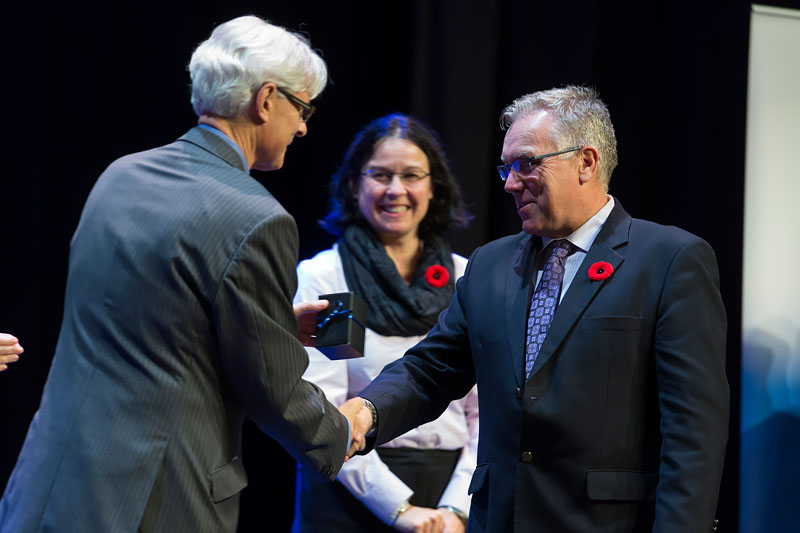 Clive Waugh, Executive Director, Advancement, receives Ten-Year Service Award