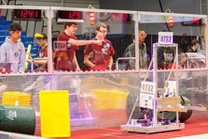 SWC Robotics Team from Thunder Bay, Ontario competing at the FRC Greater Toronto East Regional (March 14, 2015).