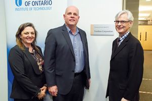 2015 Veridian Connections donation to UOIT Student Success Fund