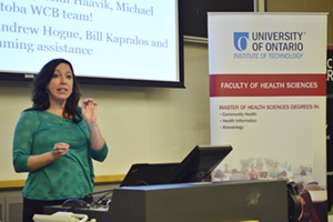 Dr. Bernadette Murphy, Professor, FHS, presented her latest research findings at the recent 2015 REA Speaker Series.
