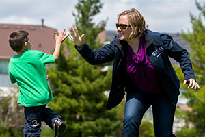 Dr. Meghann Lloyd, Assistant Professor, Faculty of Health Sciences and Research Associate at Grandview Children’s Centre is researching how to create new physical activity opportunities for people of all abilities.