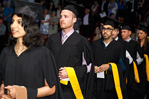 Graduate procession at UOIT Convocation 2014.