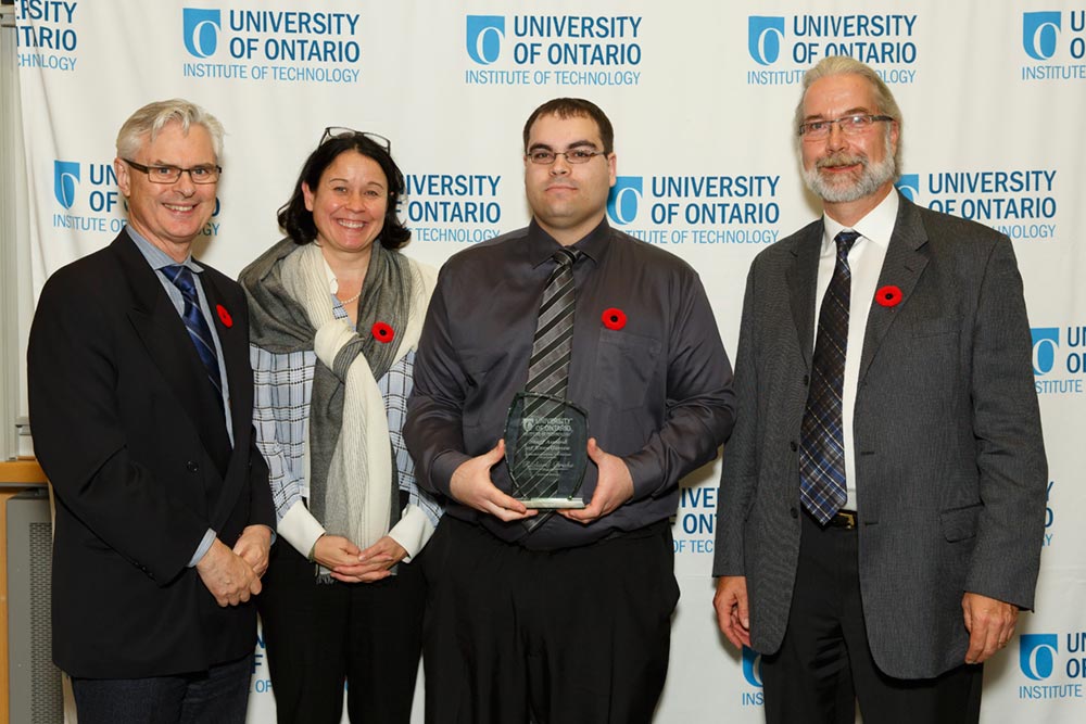 Staff Award of Excellence (Administrative/Technical): Richard Drake (third from left)
