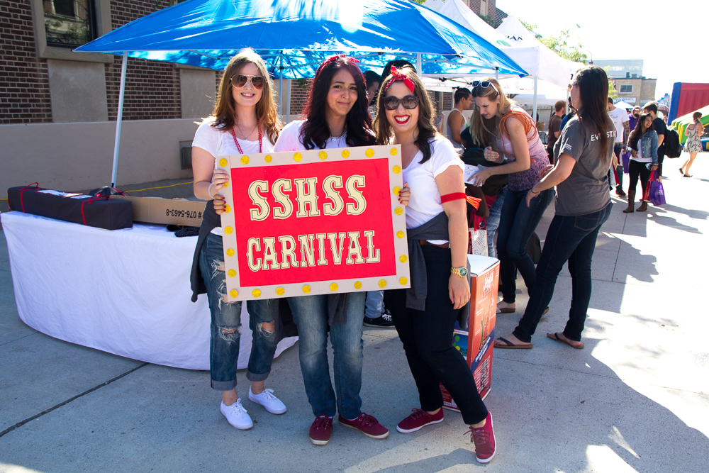 From left: Rochelle Lunau, CAO; Reem Dabbous, President; and Dallia Mitchell, CFO, SSHSS.