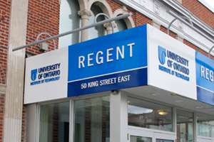 UOIT's Regent Theatre, 50 King Street East, Oshawa, Ontario.