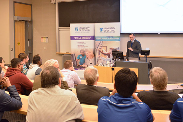 2016 UOIT Research Excellence Awards Speaker Series, Science Building (March 23, 2016).