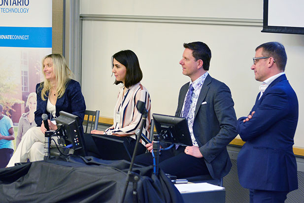 Panel session on mobility and transportation issues at the 2016 UOIT Forum on the Future of Smart Communities.