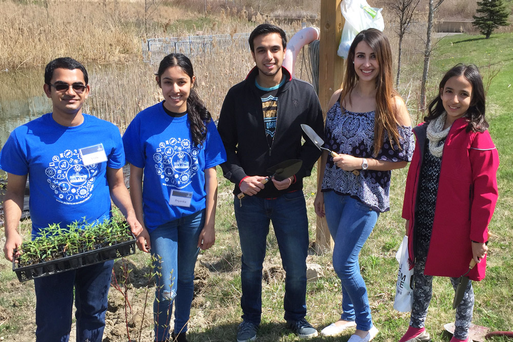 Participants planted 50 milkweed plants on campus to conserve the butterflies’ habitat, and they learned how to plant their own butterfly/pollinator gardens at home to attract butterflies. 