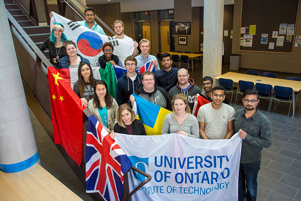 A record 43 UOIT students will take advantage of outbound international exchange study opportunities in 2016.  