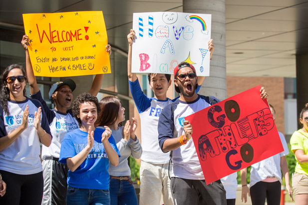 Faculty, staff, students and community members cheered on the student-athletes at the Special Olympics Ontario Provincial School Championships basketball competitions held on campus June 1 and 2.