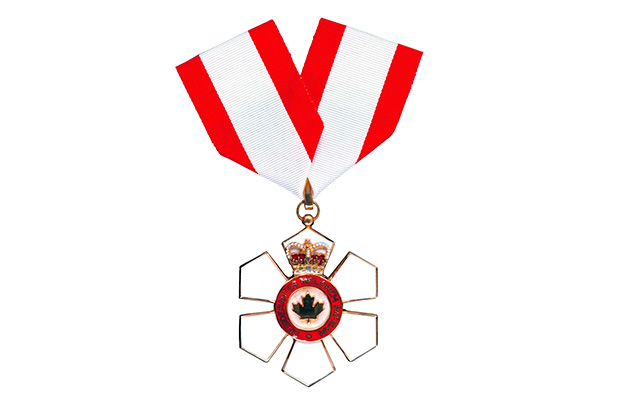 Insignia representing an Officer of the Order of Canada.