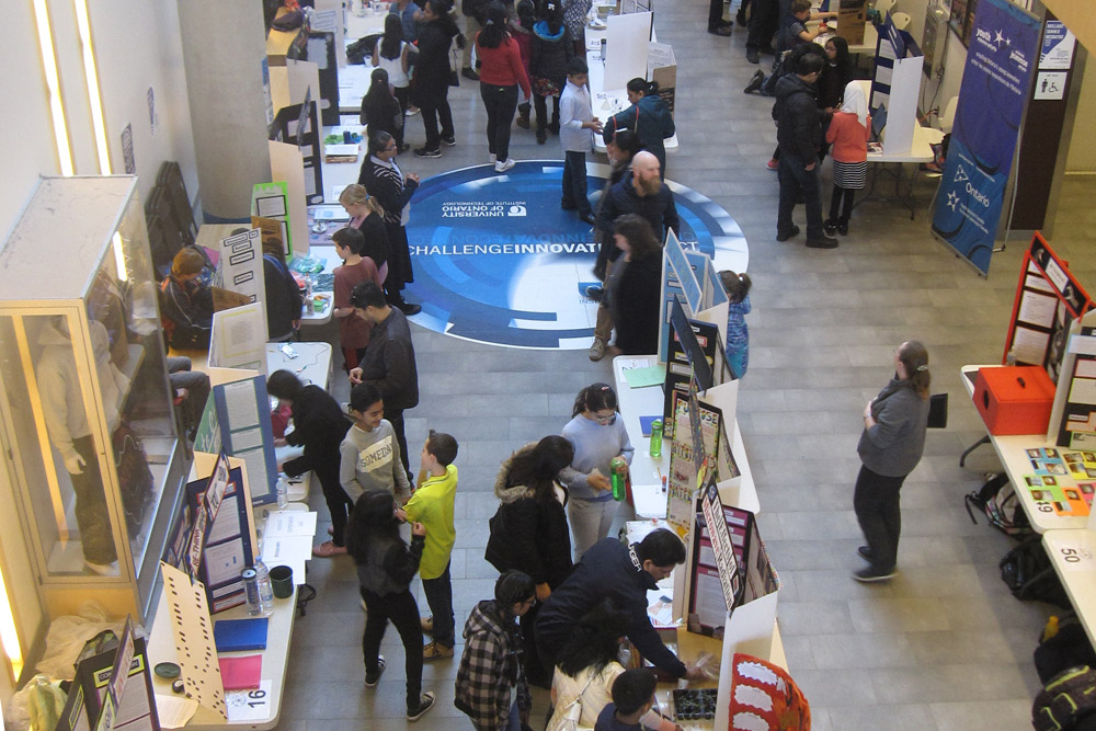 2017 Durham Regional Science Fair, hosted by the Faculty of Science at the University of Ontario Institute of Technology.