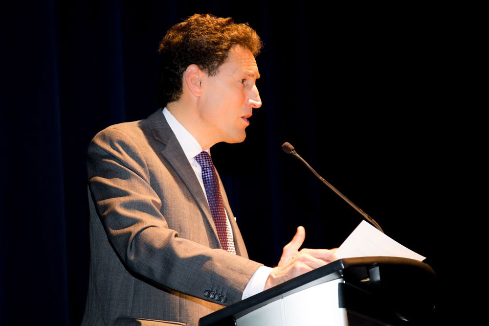 Steve Paikin at the Faculty of Social Science and Humanities Dean's Public Lecture.