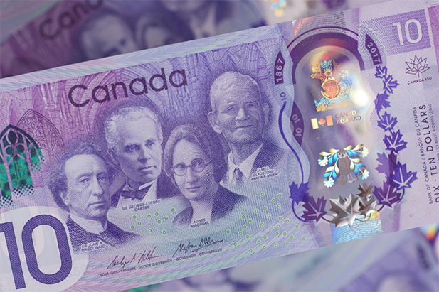 Commemorative Canadian $10 bill issued in honour of Canada's 150th birthday (photo courtesy of Bank of Canada).