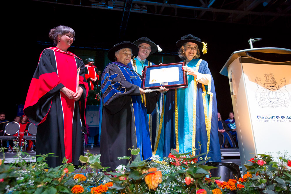 Honorary degree presentation to Elder Shirley Williams (June 9, 2017).