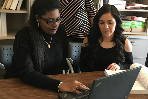 Fourth-year Health Sciences (Public Health specialization) students Nivaashinyi Srisakthivel (left) and Catarina Bray (right) were national runners-up in the EduTOX Video Challenge for their video Lead Exposure in the Environment and Human Health Effects.