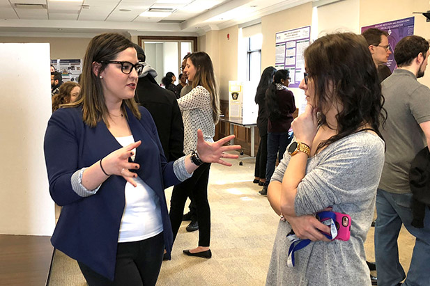 At the 2018 Practicum Poster Day event on April 9, students from programs across the Faculty of Social Science and Humanities showcased connections between their academic studies and work-placement experiences. 