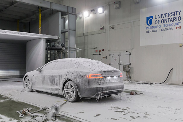 Researchers and engineers can test product prototypes in the ACE Climatic Wind Tunnel in any type of weather scenario.