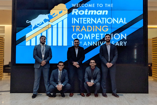 The Student Success Reception highlighted student participation and accomplishments in events such as the Rotman International Trading Competition.