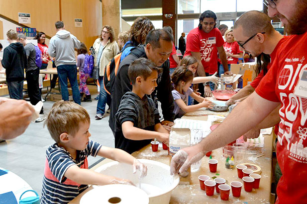 All for fun, and fun for all: More than 1,100 visitors attended Science Rendezvous 2018 at the shared north Oshawa campus of the University of Ontario Institute of Technology and Durham College.