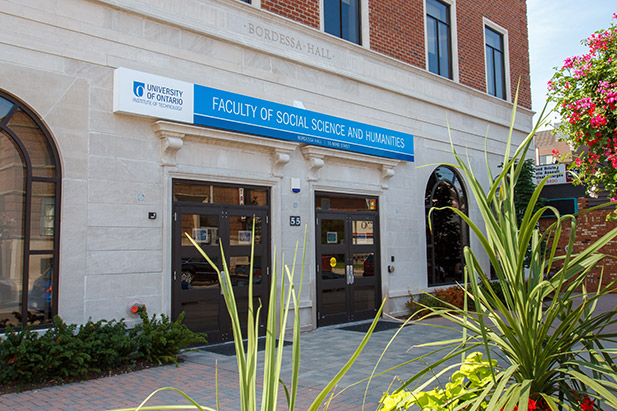 Bordessa Hall, home of the Faculty of Social Science and Humanities at the university's downtown Oshawa location.