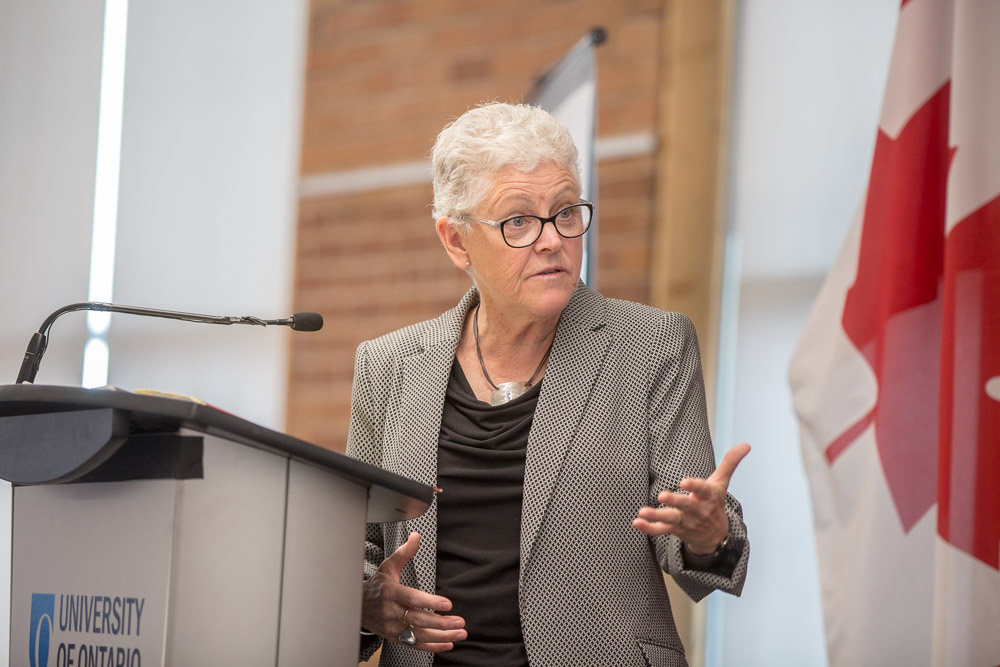 Keynote speaker Gina McCarthy, Former Environmental Protection Agency (EPA) Administrator, Director of the Center for Health and the Global Environment and Professor, Harvard T.H. Chan School of Public Health