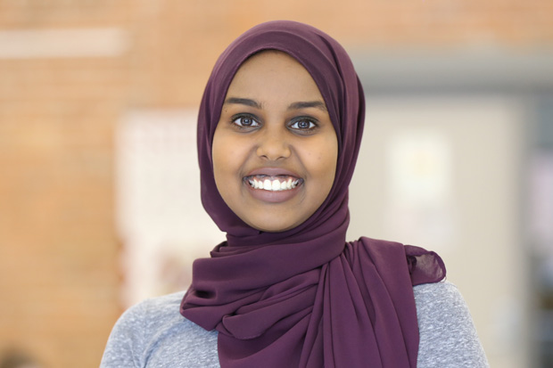 Social Planning Toronto recently presented University of Ontario Institute of Technology graduate Hamdi Jimale (Forensic Psychology, class of 2018) with the Frances Lankin Community Service Award (Inspiring Leader category).