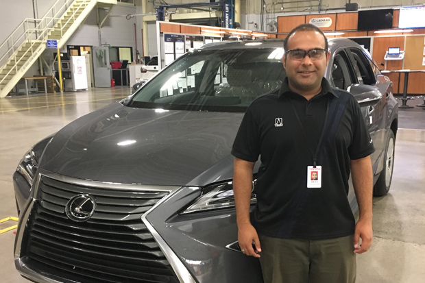 Mechanical Engineering student Awais Choudhary (class of 2019) earned a 12-month internship at the Toyota Motor Manufacturing Canada plant in Cambridge, Ontario.