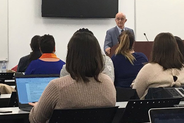 The Honourable Frank Iacobucci spoke at the Legal Studies Distinguished Visitor Lecture Series hosted by the Faculty of Social Science and Humanities (October 23, 2018).