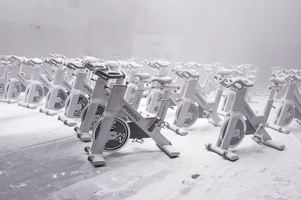 You can pedal your way through a simulated Antarctic blizzard as part of the Spin Through the Seasons fundraising event.
