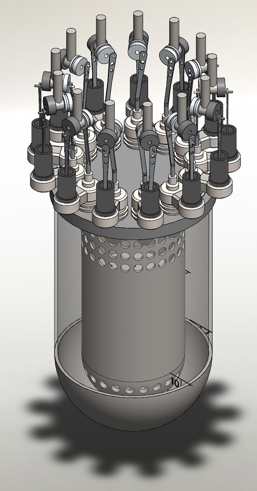The ZAN4(e) reactor uses advanced, inherently-safe, passive liquid-metal core cooling and rugged Stirling engines to drive the electrical generators.