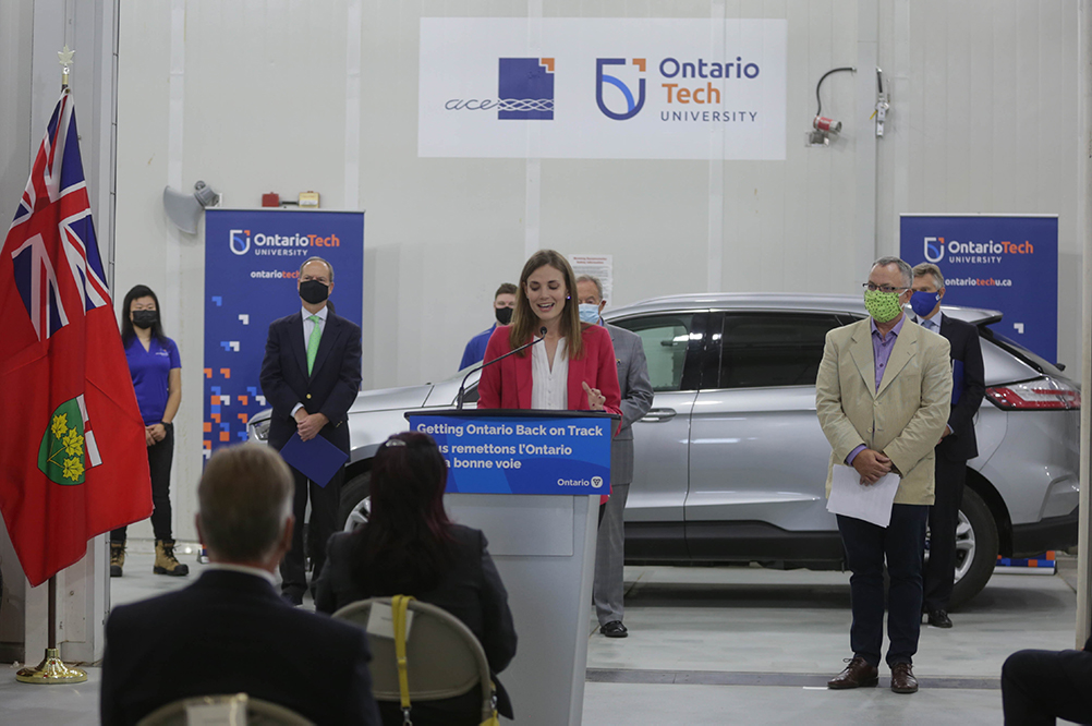 On September 25, 2020, the Province of Ontario announced the Career Ready Fund at Ontario Tech University's ACE.